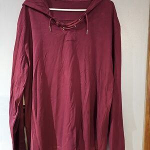 Men's Burgundy Hoodie